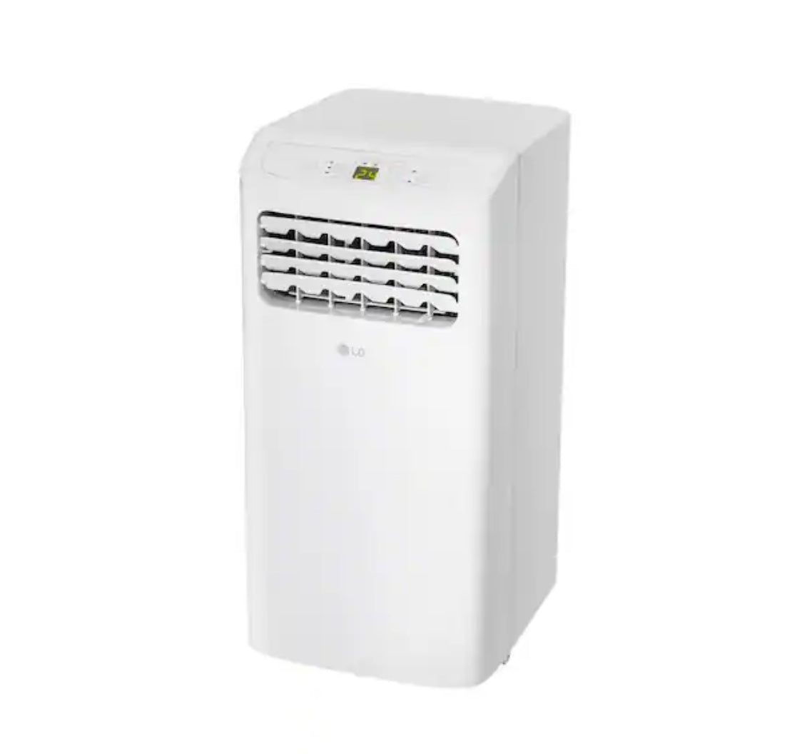 6,000 BTU (8,765 BTU ASHRAE) 115-Volt Portable Air Conditioner Cools 250 Sq. Ft. with Dehumidifier and LCD Remote