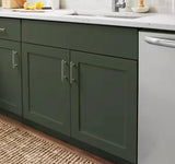 Avondale 30 in. W x 24 in. D x 34.5 in. H Ready to Assemble Plywood Shaker Sink Base Kitchen Cabinet in Fern Green