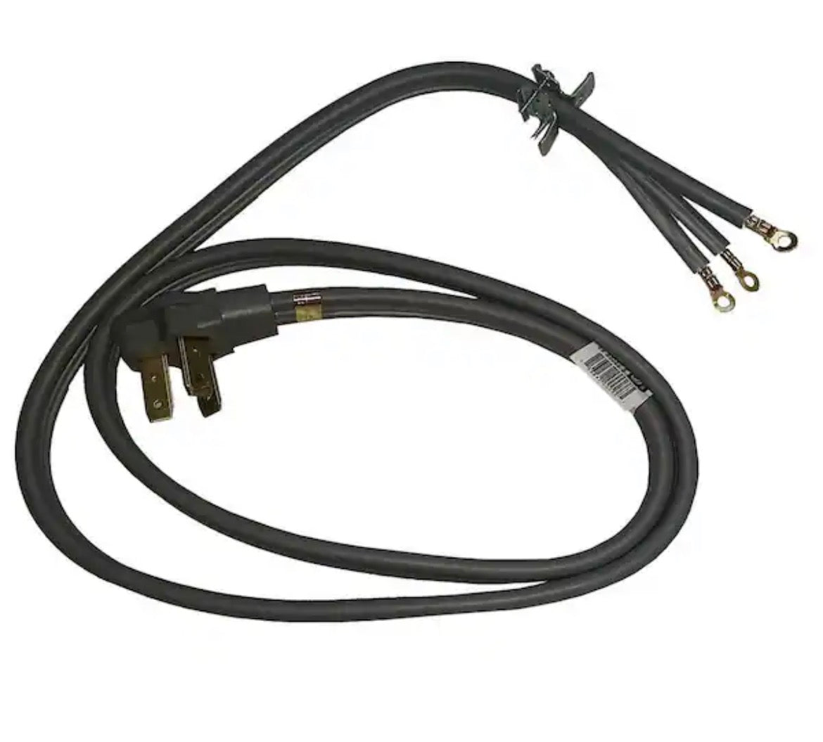 6 ft. 6/3 50 Amp 3-Prong Range Power Cord, Grey