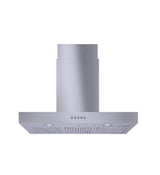 Lora 30 in. 350 CFM Convertible T-Shape Wall Mount Range Hood in Stainless Steel with Charcoal Filters and LED Lighting