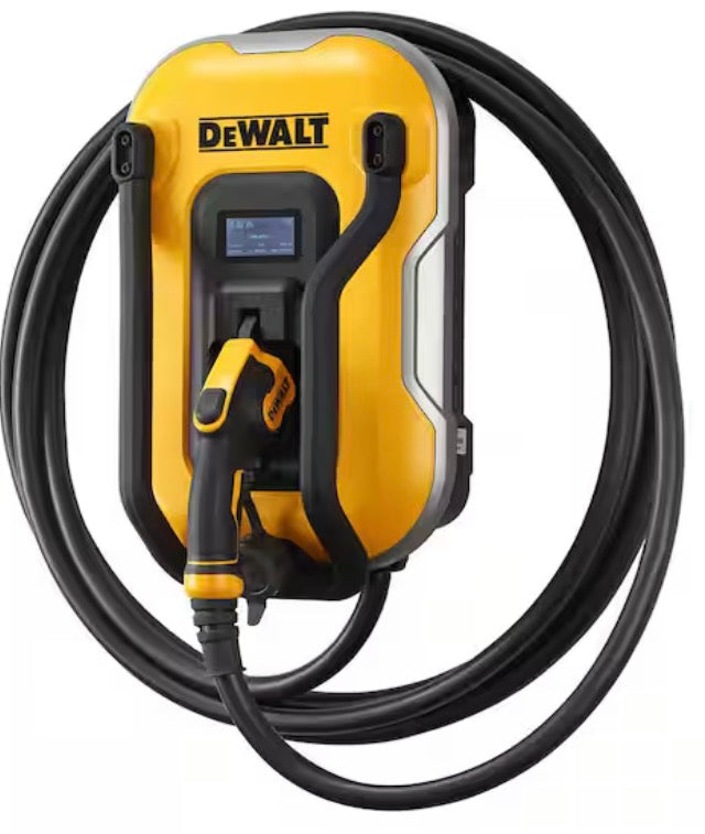 Level-2 Wall Mounted Electric Vehicle EV Charger up to 48 Amps, 240-Volt AC 11.5 Kw, 25 Ft. Cable, Weatherproof