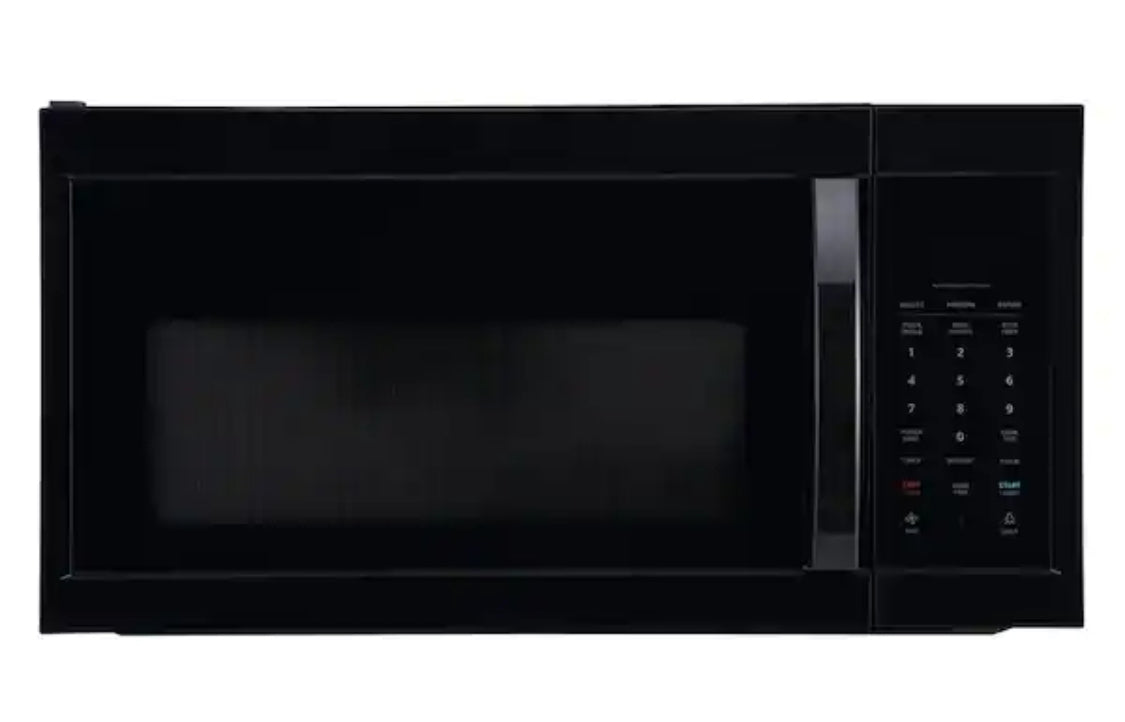 1.7 cu. ft. 1000-Watt Over the Range Microwave in Black