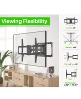 Full Motion TV Wall Mount for 32 in. to 90 in. TVs