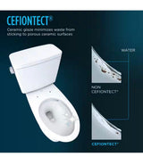 Drake 2-Piece 1.6 GPF Single Flush Elongated ADA Comfort Height Toilet in Cotton White, SoftClose Seat Included