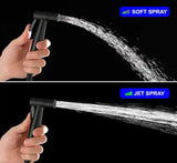 Non-Electric Stainless Steel Handheld Bidet Sprayer Bidet Attachment in Matte Black