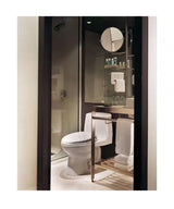 Eco UltraMax 1-Piece 1.28 GPF Single Flush Elongated Standard Height Toilet in Cotton White, SoftClose Seat Included