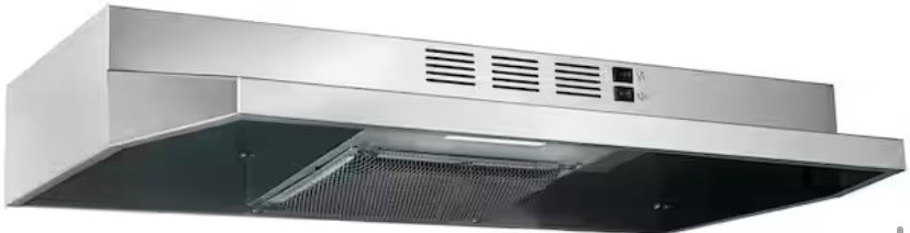 36-in Stainless Steel Under Cabinet Range Hood with Charcoal Filter