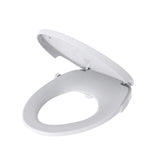 Slim Non- Electric Bidet Seat for Elongated Toilets in. White