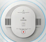 Hardwired Ring App Enabled Smart Smoke Detector with AA Backup Battery, Voice Alerts, Interconnected Alarm