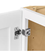 Avondale Shaker Alpine White Ready to Assemble Plywood 18 in Wall Kitchen Cabinet (18 in W x 36 in H x 12 in D)