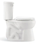 Power Flush 12 inch Rough In Two-Piece 1.28 GPF Single Flush Round Toilet in White Seat Included
