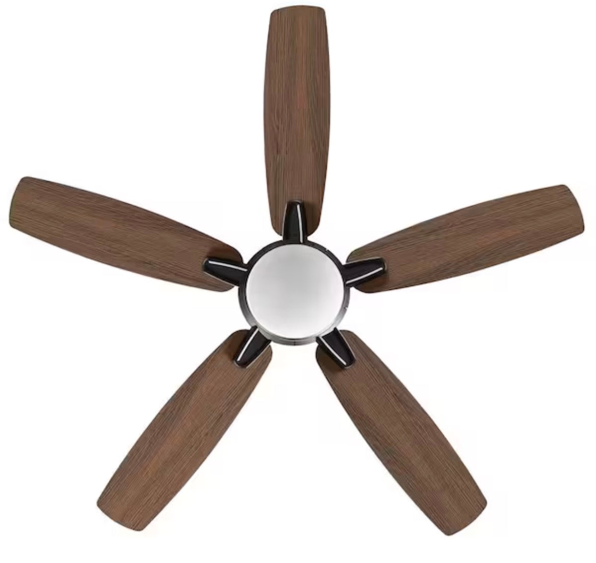 Fawndale 46 in. Indoor Integrated LED Bronze Ceiling Fan with Light Kit, 5 Reversible Blades and Remote Control