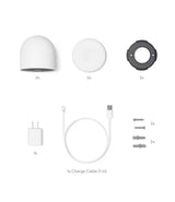 Nest Indoor/Outdoor Wireless Smart Security Camera (Battery) 2-Pack
