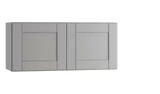 Richmond Vesuvius Gray Plywood Shaker Stock Ready to Assemble Wall Kitchen Cabinet with 2 doors (30 in.x18 in. x12 in.)