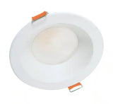 LCR4 4 in. Soft White Selectable CCT Integrated LED Recessed Light With Round Surface Mount White Trim Retrofit Module