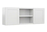 Verona White Shaker Stock Ready to Assemble Wall Kitchen Laundry Cabinet wth Soft Close 60 in. x 23 in. x 12 in.