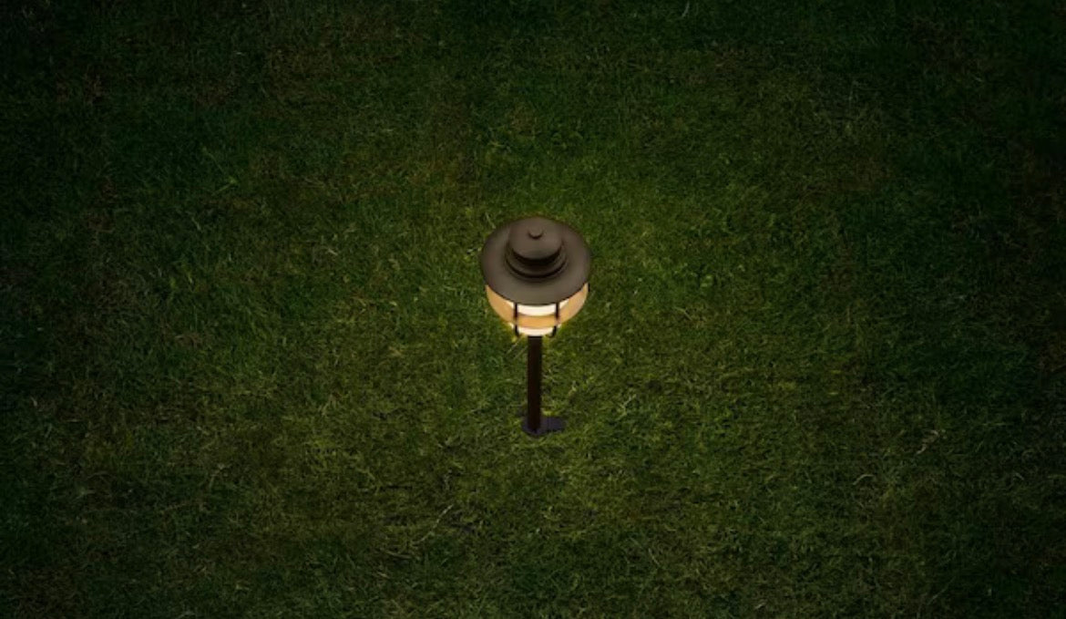 150 Lumens Low Voltage Black Integrated LED Round Outdoor InGround Well/Deck Light