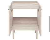 Bron 24 in. Freestanding Bathroom Vanity Cabinet without Top in White Oak