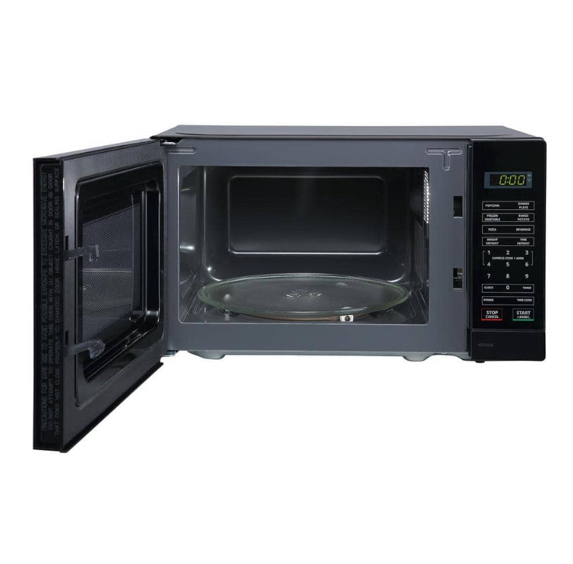 17.3 in. W, 0.7 cu. ft. Countertop Microwave in Black with 700-Watt Cooking Power