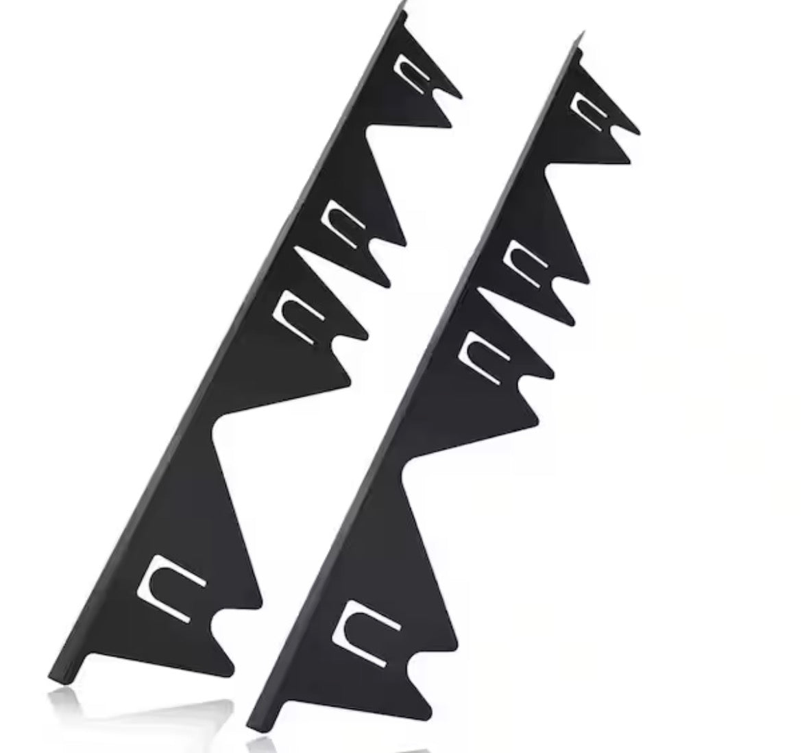 2-Pack Black Stainless Steel Retractable Stove Gap Covers, Heat Resistant Stove Gap Filler Accessory for Kitchen