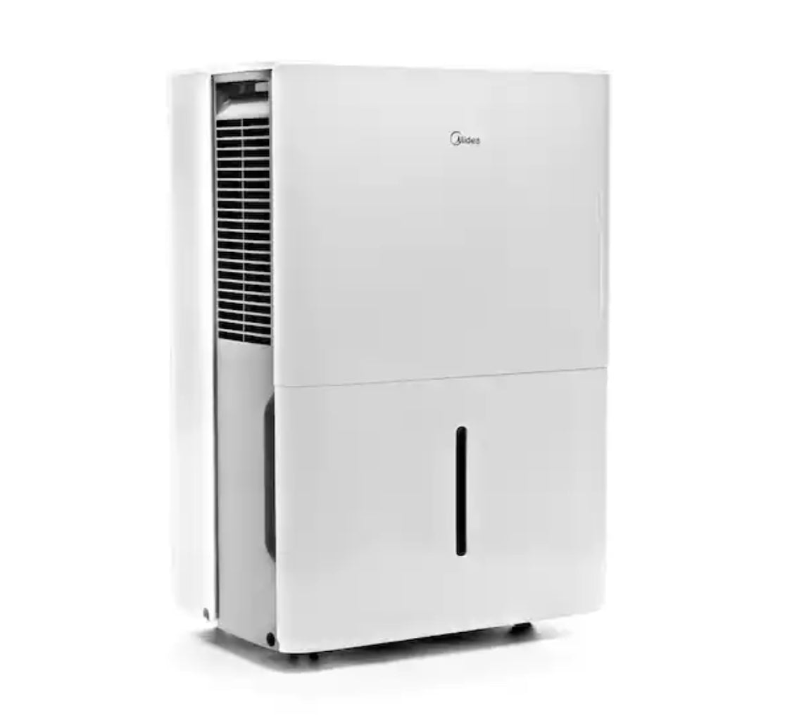 50 Pt. 4,500 Sq. Ft. Bucket Dehumidifier in White with Wi-Fi Enabled