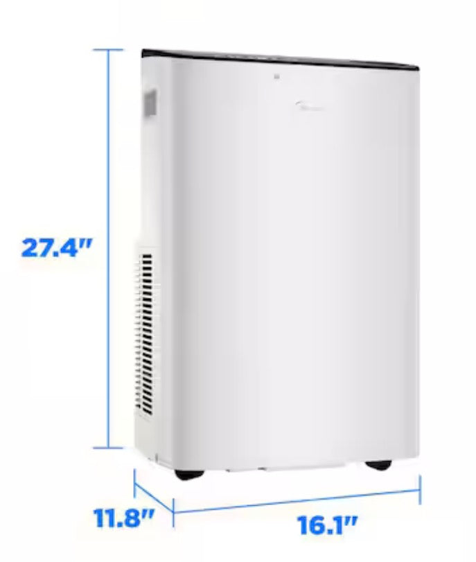 8,000 BTU Smart Portable AC Cools up to 350 sq. ft. without Remote