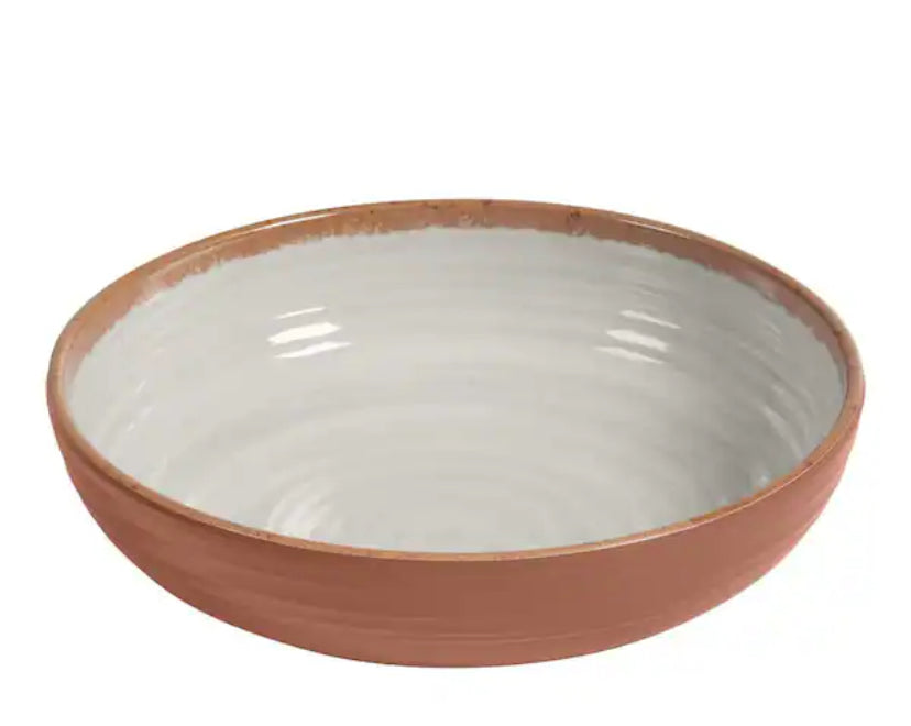 Azria Melamine Dinner Bowls in Ivory (Set of 6)