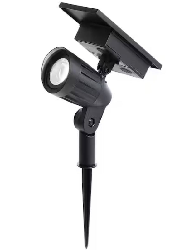 Alexandria 17.3 in. Black Farmhouse 180-Degree Motion Sensor Outdoor 1-Light Wall Sconce