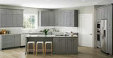 Richmond Vesuvius Gray Shaker Stock Ready to Assemble Base Kitchen Cabinet with 2 doors (24 in.x34.5 in. x24 in.)