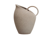 82 fl.oz White Textured Stoneware Pitcher