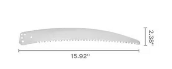 PowerLever 1-1/8 in. Cut Capacity Steel Saw Blade 15 in. Fiberglass Pole 14 ft. Tree Pruner
