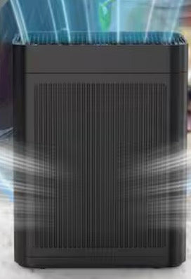 3000 sq. ft. Black HEPA Personal Room Air Purifier with Smart Controls and Whisper-Quiet, Air Quality Monitoring