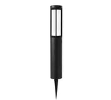40-Watt Equivalent Low Voltage Madison Black Integrated LED Outdoor Landscape Path Light with Frosted Glass