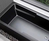 Voltaire 60 in. Acrylic Right Drain Rectangular Alcove Bathtub in Matte Black
