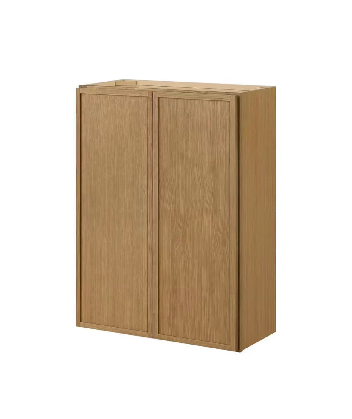 Leyton 27 in. W x 12 in. D x 42 in. H Ready to Assemble Plywood Slim Shaker Wall Kitchen Cabinet in White Oak