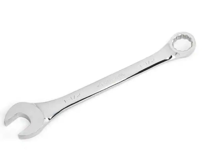 1-1/2 in. 12-Point SAE Full Polish Combination Wrench