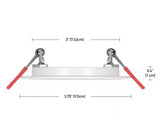 Premium Series 3 in. LED, 2-Level Lumen Select, Ultraslim Canless Recessed Light, Adjustable CCT