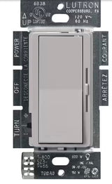 Diva LED+ Dimmer Switch for Dimmable LED and Incandescent Bulbs, 150-Watt/Single-Pole or 3-Way, Gray (DVCL-153PR-GR)