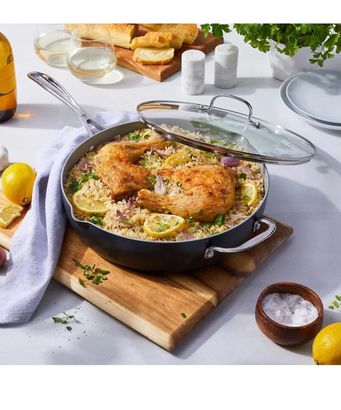 Henckels 5-Quart Everyday Ceramic Nonstick Saute Pan