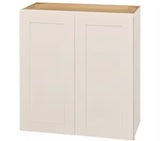 Avondale 27 in. W x 12 in. D x 42 in. H Ready to Assemble Plywood Shaker Wall Kitchen Cabinet in Antique White