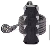 6 ft. 3-Outlet Surge Protector Gray