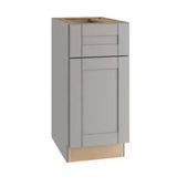 Richmond Vesuvius Gray Plywood Shaker Stock Ready to Assemble Base Kitchen Cabinet with 1 door (12 in.x34.5 in. x24 in.)