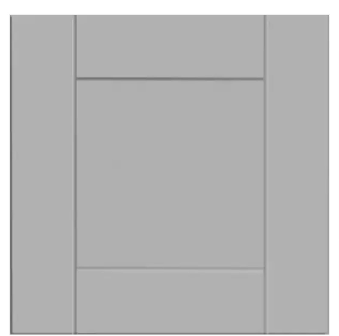 Richmond Vesuvius Gray Plywood Shaker Ready to Assemble Base Kitchen Cabinet Soft Close 30 in W x 24 in D x 34.5 in H