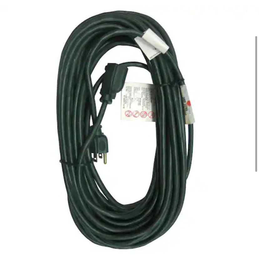 100 ft. 16/3 Indoor/Outdoor Extension Cord, Green