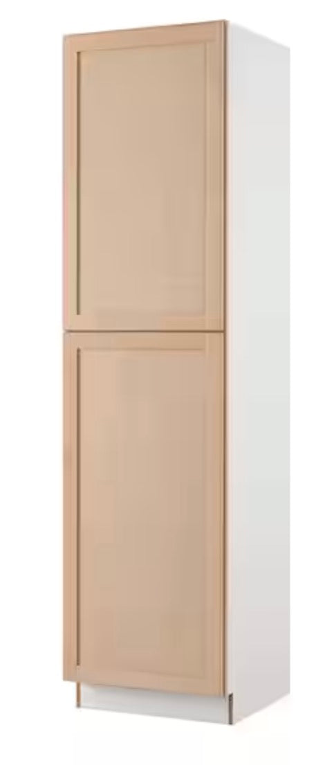 24 in. W x 24 in. D x 96 in. H Ready to Assemble Pantry Kitchen Cabinet in Unfinished with Clickready Technology