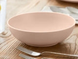 Taryn Melamine Dinner Bowls in Matte Aged Clay (Set of 6)