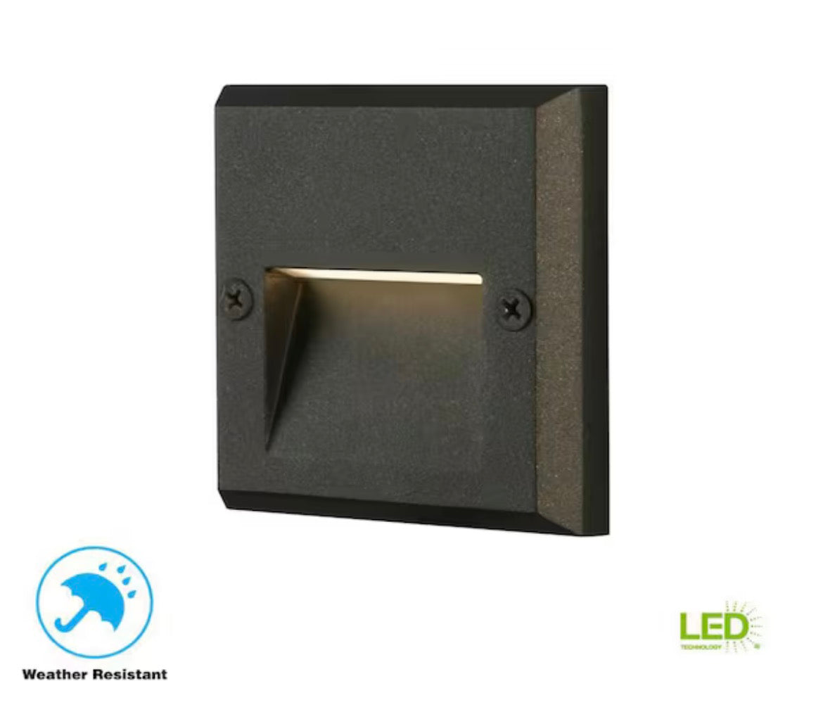 32 Lumen Black Integrated LED Outdoor Landscape Path Light