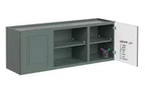 Greenwich Aspen Green 23 in. H x 60 in. W x 12 in. D Plywood Laundry Room Wall Cabinet with 3 Shelves