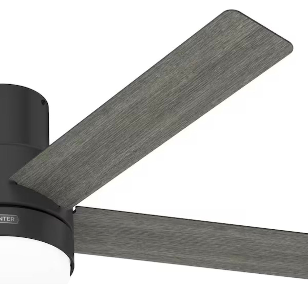 Irvine 52 in. Indoor Matte Black Ceiling Fan with Remote and Light Kit
