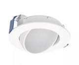 HLA Series 4 in. Adjustable CCT Canless IC Rated Dimmable Indoor, Outdoor Integrated LED Recessed Light Gimbal Trim